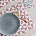 Mantel Individual Fulham Burgundy