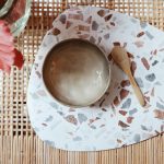 Mantel Individual Terrazzo textura